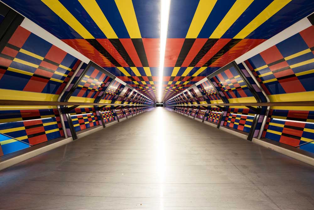 Architectural London - Colourful art installation in Adam&#39;s Bridge (#ARCH_LONDON_13)