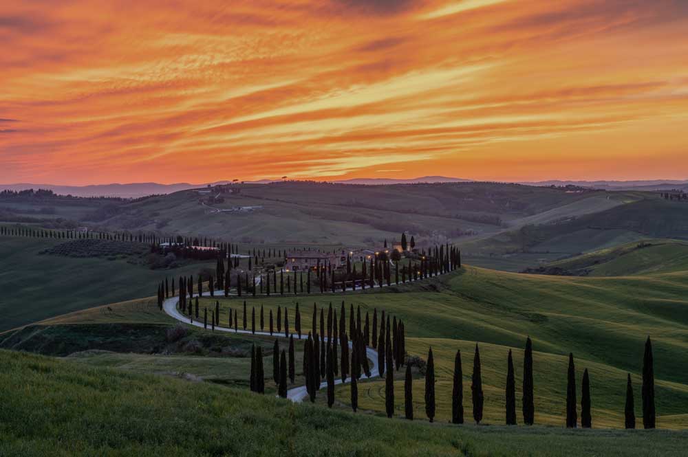 The Great Outdoors - Fiery Tuscan sunset (#TGO_02)