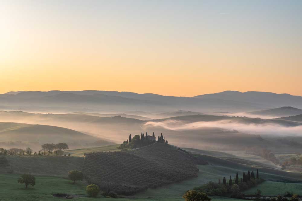 The Great Outdoors - Misty morning in Tuscany (#TGO_04)