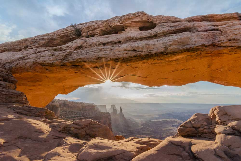 U.S. National Parks - Sunburst through Mesa Arch, Utah (#USNP_05)