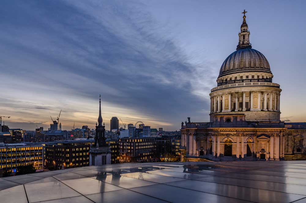 Architectural London - Sunset over St-Paul&#39;s Cathedral (#ARCH_LONDON_15)