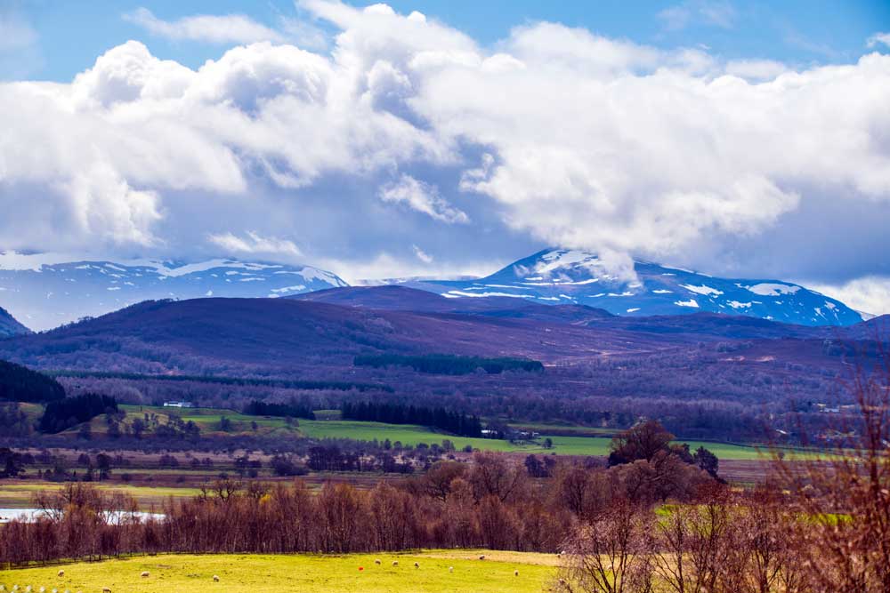 Park Life – Cairngorms Range from Kincraig, The Cairngorms National Park in the Highlands of Scotland (#AA_NPARKS_16)